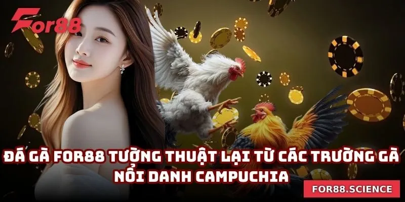 For88 - Nhà Cái Cá Cược Trực Tuyến Uy Tín Số #1 Châu Á 16 Đá gà For88 tường thuật lại từ các trường gà nổi danh Campuchia